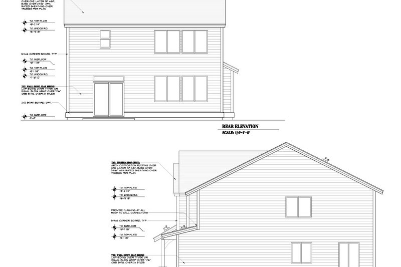 Dream House Plan - Exterior - Other Elevation 1 for Craftsman House Plan #53-741 - 4 bed, 2.5 bath