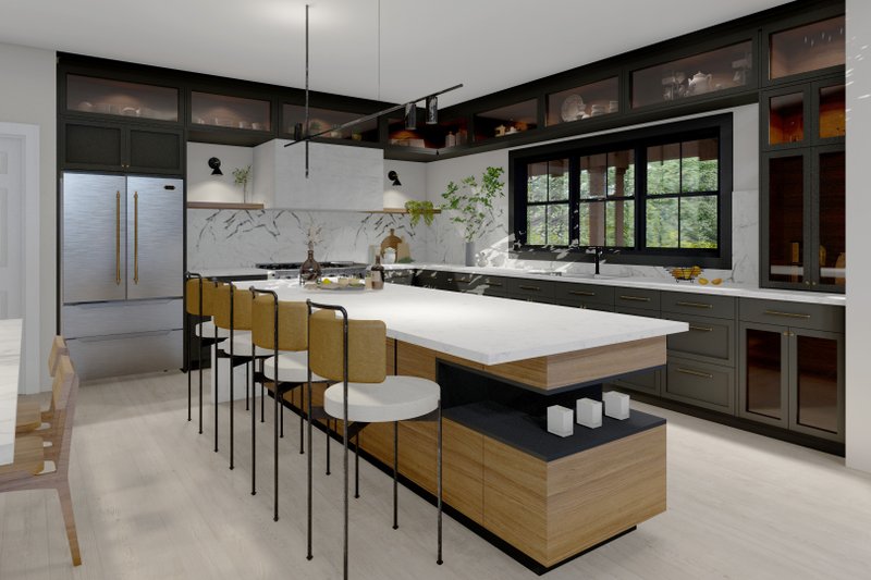 House Blueprint - Interior - Kitchen for Country House Plan #1064-285 - 3 bed, 2.5 bath