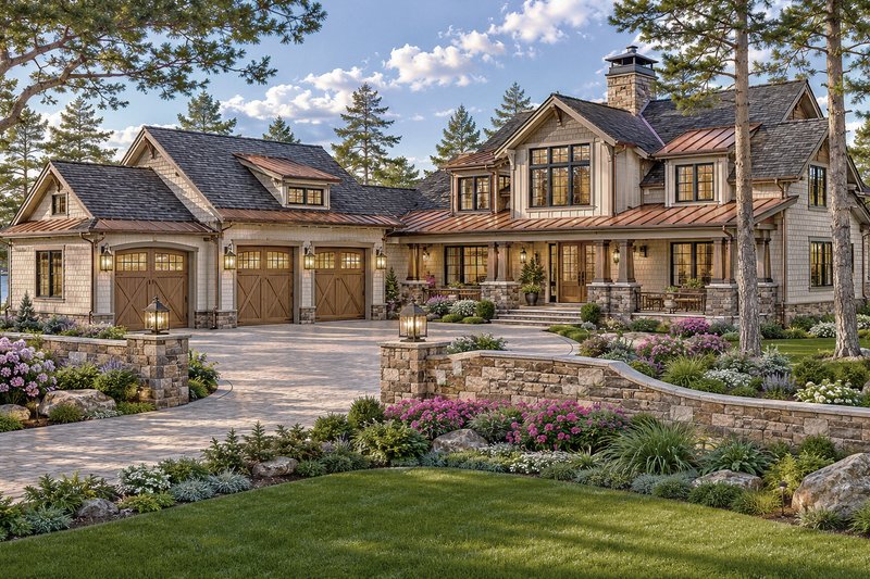 Home Plan - Exterior - Front Elevation 2 for Craftsman House Plan #928-260 - 4 bed, 3.5 bath