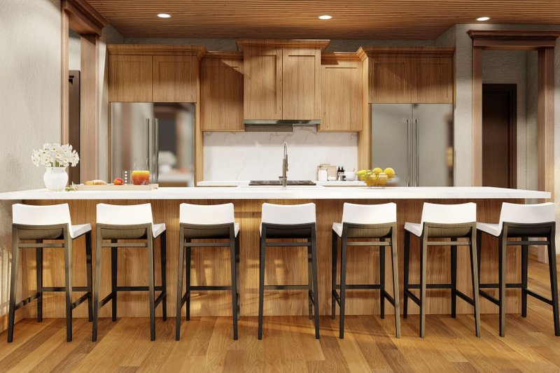 Architectural House Design - Interior - Kitchen for Craftsman House Plan #923-342 - 4 bed, 3.5 bath