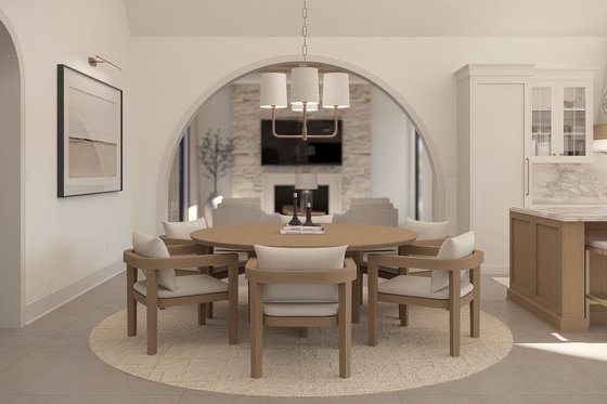 Interior - Dining Room for Cottage House Plan #455-562 - 3 bed, 3.5 bath