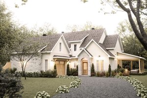 Country Exterior - Front Elevation Plan #23-2822