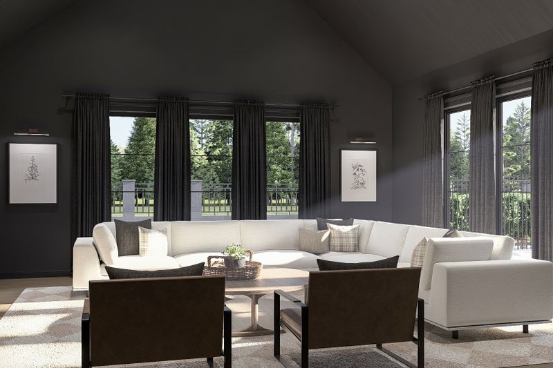 Dream House Plan - Interior - Family Room 3 for Cottage House Plan #455-714 - 5 bed, 5 bath