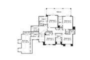 European Style House Plan - 6 Beds 8 Baths 6399 Sq/Ft Plan #135-141 