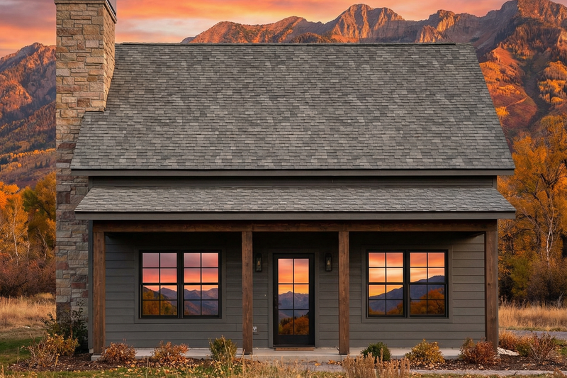 Exterior - Front Elevation 2 for Cabin House Plan #1096-167 - 3 bed, 2.5 bath