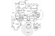 Mediterranean Style House Plan - 3 Beds 3.5 Baths 4680 Sq/Ft Plan #420-122 