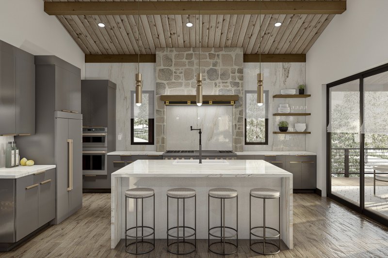 Dream House Plan - Interior - Kitchen 1 for Modern House Plan #455-292 - 1 bed, 1.5 bath