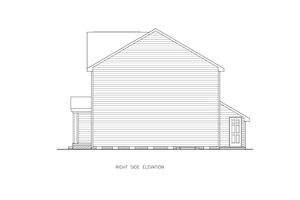 Exterior - Other Elevation for Craftsman House Plan #54-628 - 4 bed, 2 bath