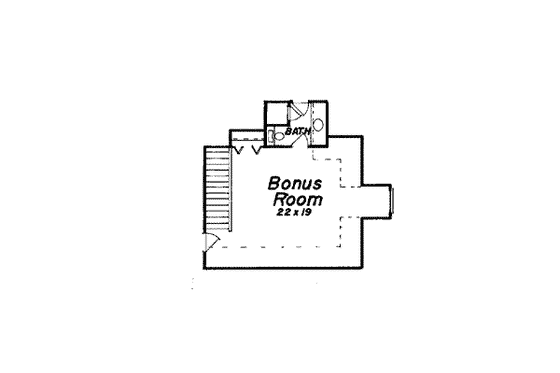 Floor Plan - Other Floor for Traditional House Plan #52-118 - 4 bed, 3 bath