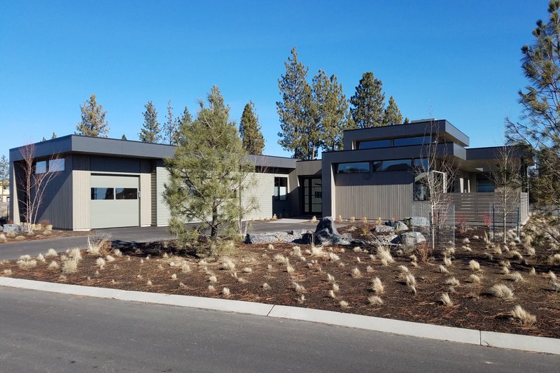 House Blueprint - Exterior - Front Elevation 6 for Modern House Plan #892-37 - 3 bed, 3.5 bath