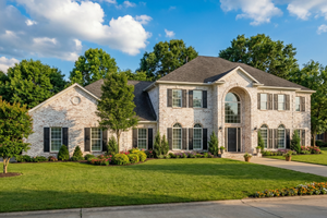 Colonial Exterior - Front Elevation Plan #17-2090