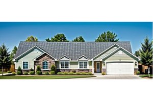 Dream House Plan - Traditional Exterior - Front Elevation Plan #58-228