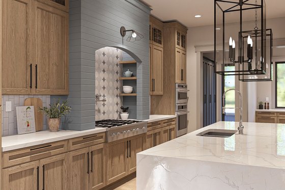 Interior - Kitchen for Modern House Plan #455-358 - 4 bed, 3.5 bath