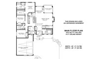 Contemporary Style House Plan - 3 Beds 2 Baths 1672 Sq/Ft Plan #1100-77 