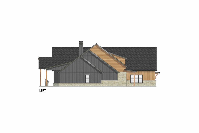 Home Plan - Exterior - Other Elevation for Farmhouse House Plan #1096-27 - 4 bed, 4.5 bath