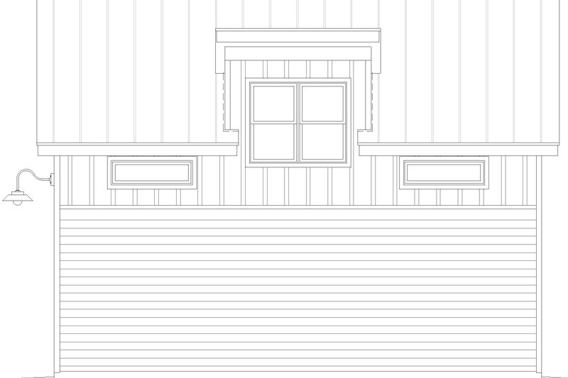 Home Plan - Exterior - Other Elevation 1 for Contemporary House Plan #932-1010, 0 bath