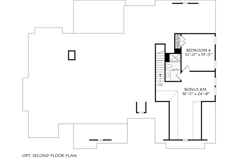 Dream House Plan - Floor Plan - Upper Floor for Ranch House Plan #927-1038 - 3 bed, 2.5 bath