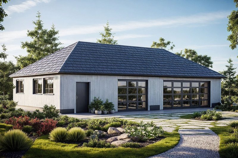 Dream House Plan - Traditional Exterior - Front Elevation Plan #124-801