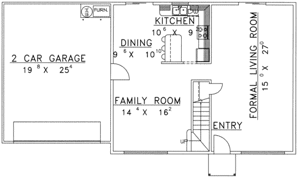 Dream House Plan - Traditional Floor Plan - Main Floor Plan #117-436