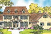 Colonial Style House Plan - 5 Beds 5.5 Baths 4076 Sq/Ft Plan #124-216 