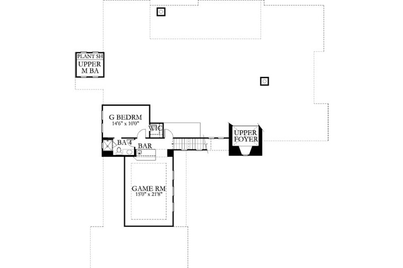 Dream House Plan - Floor Plan - Upper Floor for Mediterranean House Plan #80-197 - 5 bed, 4 bath