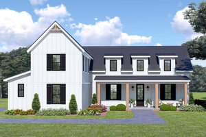 Architectural House Design - Farmhouse Exterior - Front Elevation Plan #932-1327