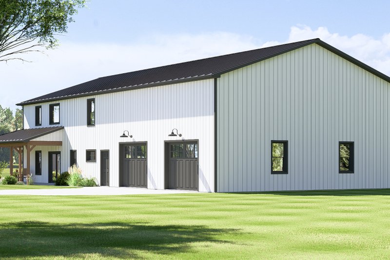 House Plan Design - Exterior - Other Elevation for Barndominium House Plan #1064-164 - 4 bed, 3 bath