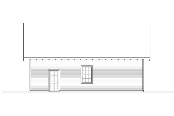 Exterior - Other Elevation for Cottage House Plan #124-1323, 0 bath
