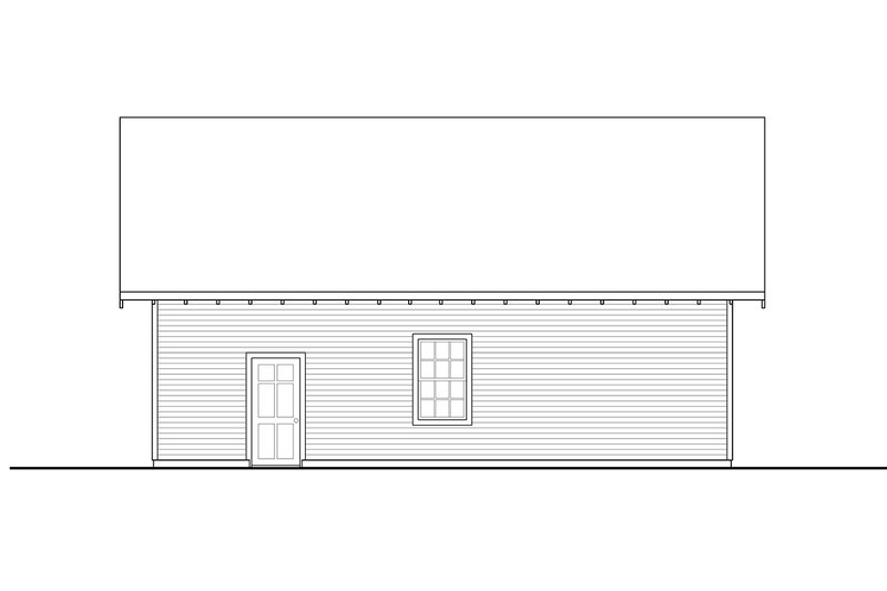Architectural House Design - Exterior - Other Elevation for Cottage House Plan #124-1323, 0 bath