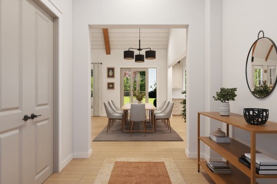 Interior - Entry for Farmhouse House Plan #430-378 - 4 bed, 3.5 bath