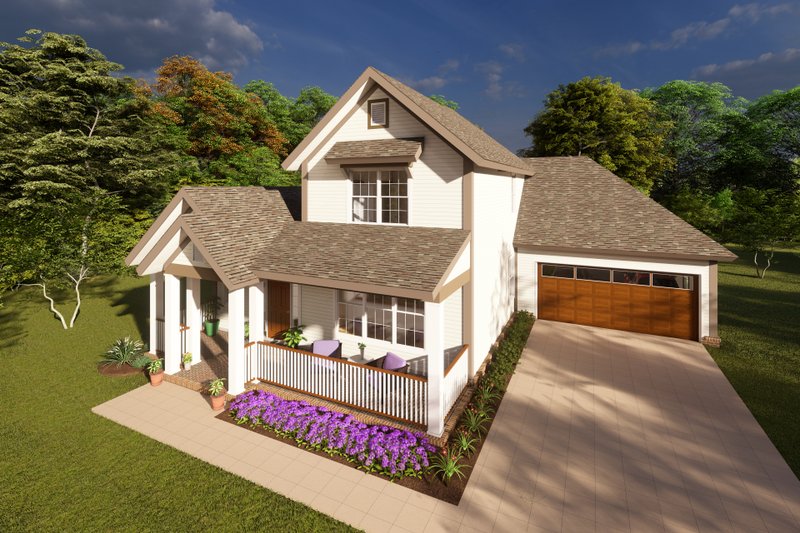 Home Plan - Traditional Exterior - Front Elevation Plan #513-2096