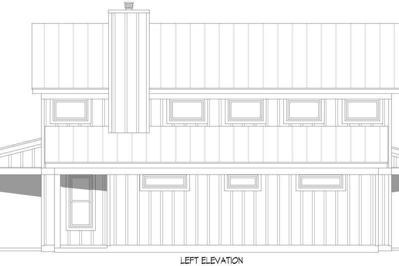 Home Plan - Exterior - Other Elevation for Barndominium House Plan #932-1134 - 4 bed, 3 bath