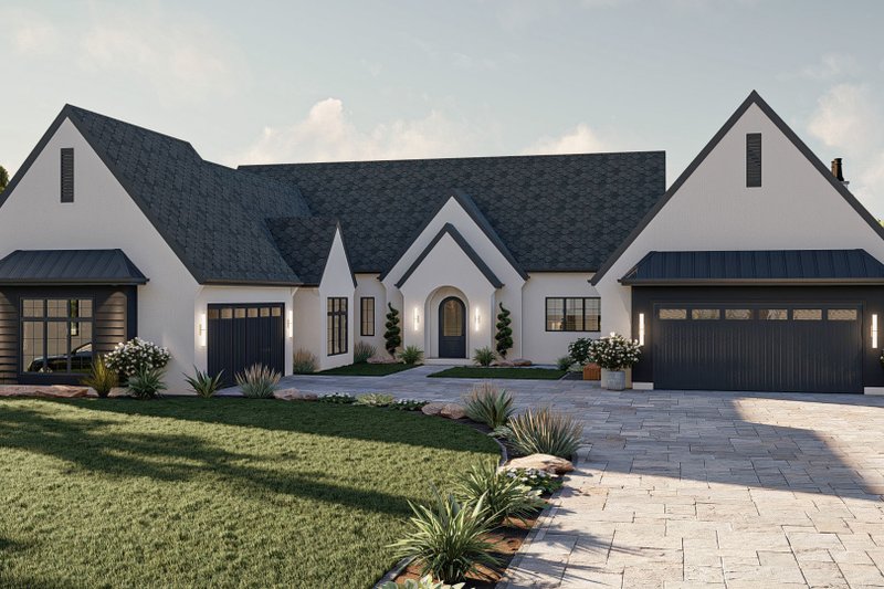 Modern Style House Plan - 3 Beds 2.5 Baths 2682 Sq/Ft Plan #455-610