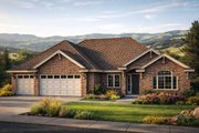 House Plan - 3 Beds 2.5 Baths 2561 Sq/Ft Plan #124-477 Exterior 