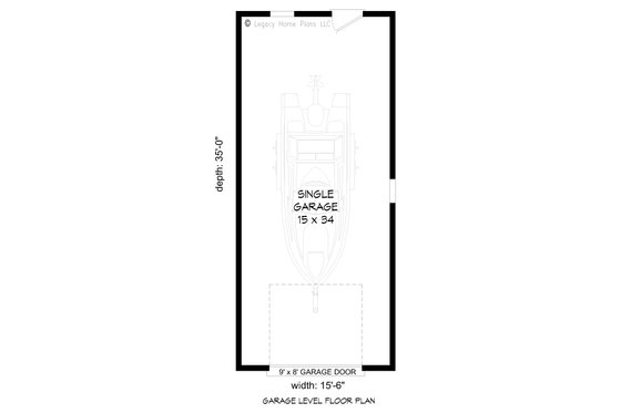 Floor Plan - Main Floor for Traditional House Plan #932-757, 0 bath