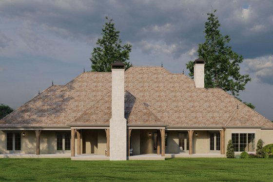 Exterior - Front Elevation 6 for European House Plan #923-392 - 4 bed, 3.5 bath