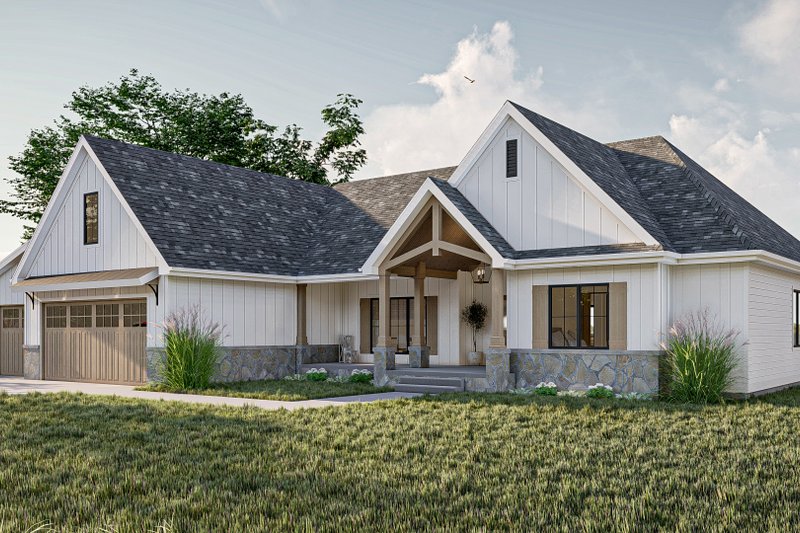 House Plan Design - Exterior - Other Elevation for Modern House Plan #455-607 - 3 bed, 2.5 bath