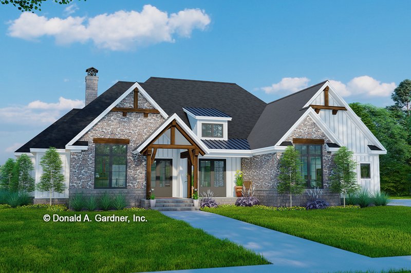 Home Plan - Traditional Exterior - Front Elevation Plan #929-1165