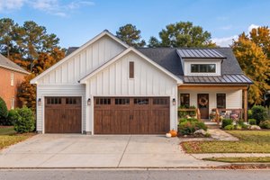 Home Plan - Exterior - Front Elevation for Farmhouse House Plan #455-804 - 3 bed, 2 bath