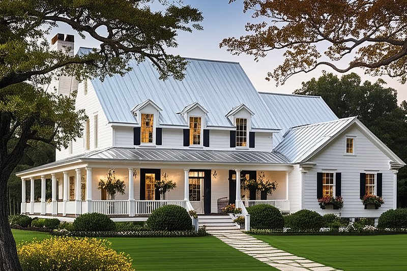 House Design - Country Photo Plan #137-216