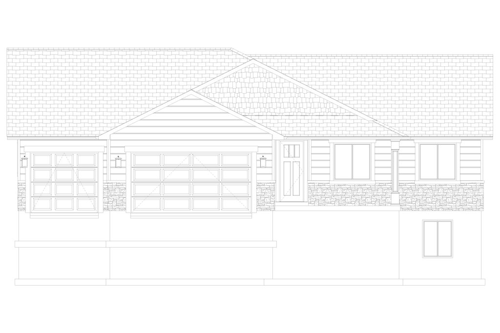 Craftsman Style House Plan - 3 Beds 2 Baths 1689 Sq/Ft Plan #1060-198 ...