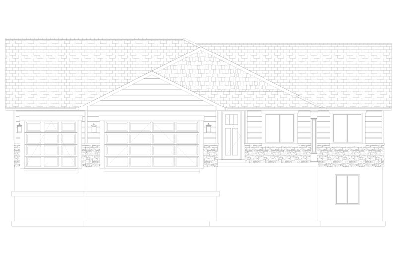 House Plan Design - Exterior - Front Elevation 6 for Craftsman House Plan #1060-198 - 3 bed, 2 bath