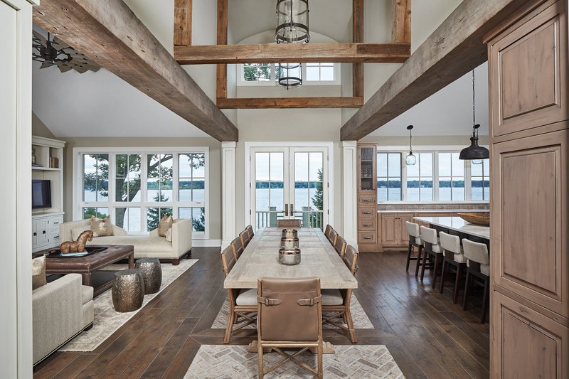 Architectural House Design - Interior - Dining Room for European House Plan #928-384 - 4 bed, 3.5 bath