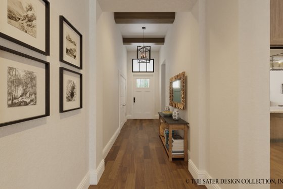 Interior - Entry for Farmhouse House Plan #930-553 - 3 bed, 3.5 bath
