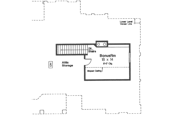 Floor Plan - Other Floor for Country House Plan #310-417 - 3 bed, 2.5 bath
