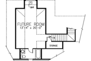 European Style House Plan - 3 Beds 3 Baths 2702 Sq/Ft Plan #410-358 
