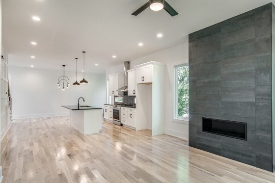 Interior - Family Room 1 for Modern House Plan #1085-2 - 3 bed, 2.5 bath