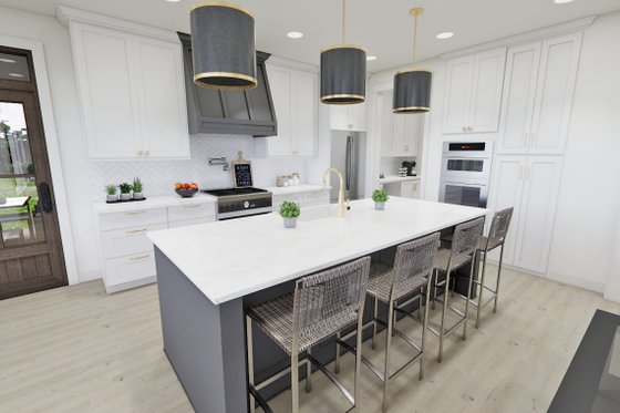 Interior - Kitchen for Craftsman House Plan #51-1267 - 4 bed, 3.5 bath
