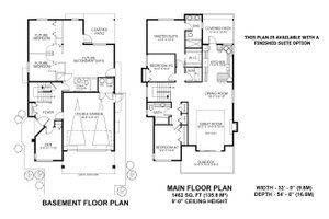 Floor Plan - Other Floor for Modern House Plan #1100-16 - 3 bed, 2 bath