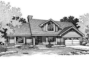 Country Exterior - Other Elevation Plan #50-198